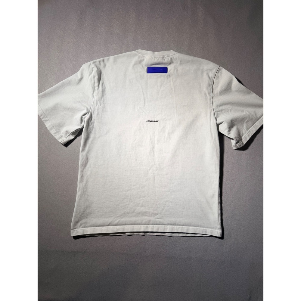 Roaringwild Logo Graphic T-Shirt Mens Medium White Streetwear Short Sleeve Tee - Picture 6 of 8